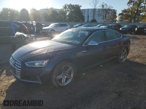 ✅ 2019 Audi S5 Sportback Premium Plus • VIN: WAUB4CF50KA098295 • Lot: 80818615. Wystawiony na Copart z przebiegiem 53 059 mil. Bezpłatny archiwum sprzedaży aukcyjnych z USA i szczegółowy raport historii pojazdu na DreamBid. Zdjęcie 1.