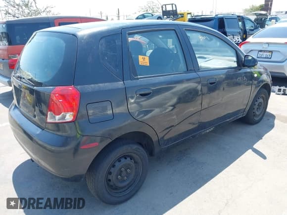 ✅ 2006 Chevrolet Aveo LS • VIN: KL1TD66646B541430 • Lot: 42985414. Wystawiony na IAAI z przebiegiem Nie podano. Bezpłatny archiwum sprzedaży aukcyjnych z USA i szczegółowy raport historii pojazdu na DreamBid. Zdjęcie 4.