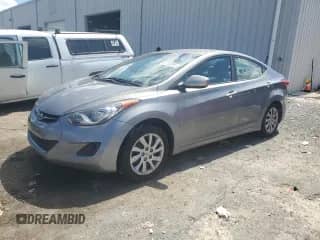 2012 Hyundai Elantra GLS with VIN KMHDH4AE6CU406787, listed as a Copart auction lot 81159785 with 91,450 mi miles and Salvage title. Bid and sale history available at DreamBid. Image 1.
