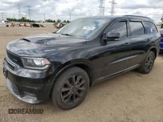 2018 Dodge Durango GT z VIN 1C4RDJDG0JC496152, wystawiony jako Copart lot #70062985 z przebiegiem 104 383 mil mil oraz Szkoda całkowita • Salvage title. Historia ofert i sprzedaży dostępna na DreamBid. Obrazek 1.