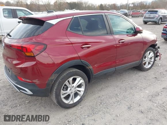 ✅ 2023 Buick Encore GX Preferred • VIN: KL4MMBS28PB050797 • Lot: 43701491. Listed on IAAI with 20,731 mi. Free auction sales archive from the USA and detailed vehicle history report at DreamBid. Image 4.