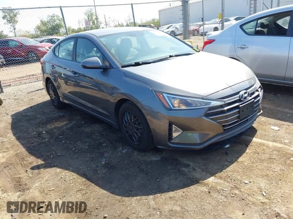 ✅ 2019 Hyundai Elantra SE • VIN: 5NPD74LF4KH456870 • Lot: 43324949. Listed on IAAI with 162,497 mi. Free auction sales archive from the USA and detailed vehicle history report at DreamBid. Image 1.