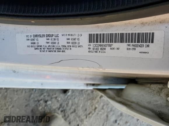 ✅ 2014 Dodge Avenger SE • VIN: 1C3CDZABXEN227992 • Lot: 82665504. Wystawiony na Copart z przebiegiem 212 844 mil. Bezpłatny archiwum sprzedaży aukcyjnych z USA i szczegółowy raport historii pojazdu na DreamBid. Zdjęcie 14.