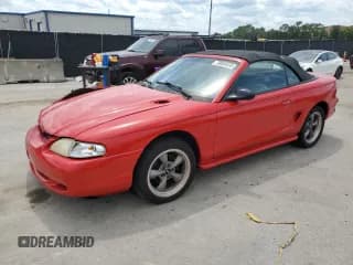 ✅ 1994 Ford Mustang • VIN: 1FALP4444RF182640 • Lot: 70856455. Wystawiony na Copart z przebiegiem 77 219 mil. Bezpłatny archiwum sprzedaży aukcyjnych z USA i szczegółowy raport historii pojazdu na DreamBid. Zdjęcie 1.