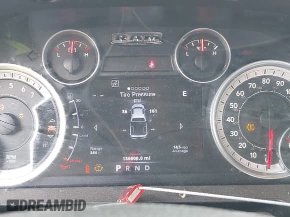 ✅ 2014 Ram 1500 Big Horn • VIN: 1C6RR6LT7ES128972 • Lot: 43471877. Listed on IAAI with 136,000 mi. Free auction sales archive from the USA and detailed vehicle history report at DreamBid. Image 15.