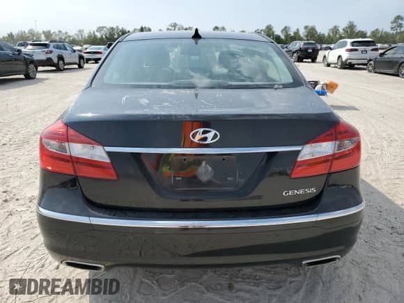 2013 Hyundai Genesis 3.8L z VIN KMHGC4DD1DU243014, wystawiony jako Copart lot #76516354 z przebiegiem 152 482 mil mil oraz Szkoda całkowita • Salvage title. Historia ofert i sprzedaży dostępna na DreamBid. Obrazek 6.