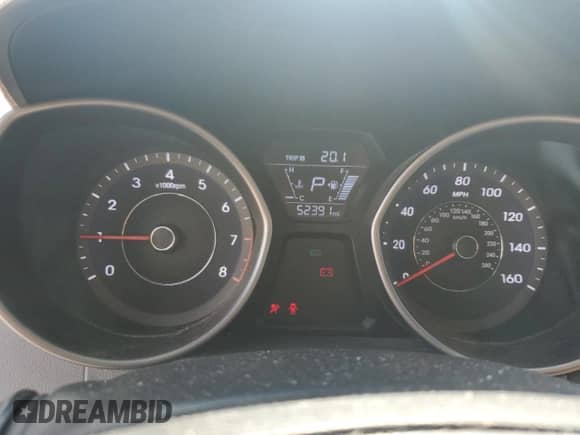 2016 Hyundai Elantra SE z VIN 5NPDH4AE8GH668377, wystawiony jako Copart lot #81238525 z przebiegiem 52 391 mil mil oraz Szkoda całkowita • Salvage title. Historia ofert i sprzedaży dostępna na DreamBid. Obrazek 9.