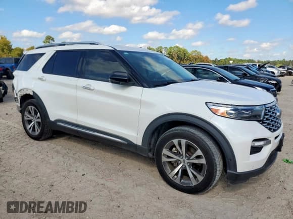✅ 2020 Ford Explorer Platinum • VIN: 1FM5K8HC5LGB15875 • Lot: 91619765. Wystawiony na Copart z przebiegiem 133 374 mil. Bezpłatny archiwum sprzedaży aukcyjnych z USA i szczegółowy raport historii pojazdu na DreamBid. Zdjęcie 4.