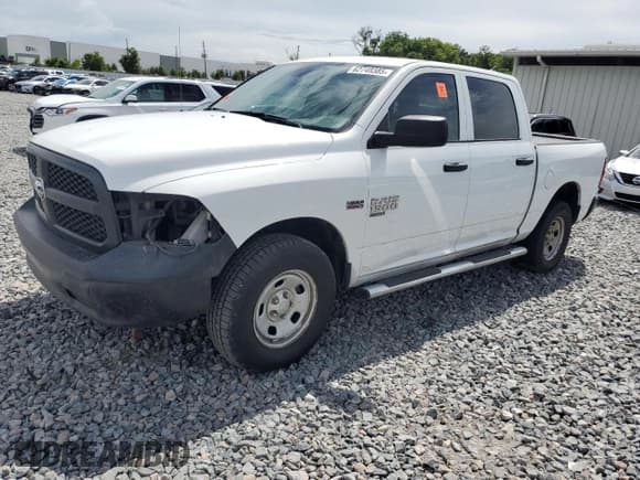 ✅ 2024 Ram 1500 Tradesman • VIN: 1C6RR7KT7RS155506 • Лот: 62748385. Опубликован ранее на Copart с пробегом 16 554 миль. Бесплатный доступ к архиву аукционных продаж из США и подробный отчёт об истории автомобиля на DreamBid. Изображение 1.