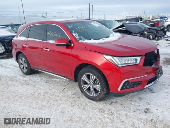 ✅ 2019 Acura MDX • VIN: 5J8YD3H31KL002821 • Lot: 43861665. Listed on IAAI with 71,823 mi. Free auction sales archive from the USA and detailed vehicle history report at DreamBid. Image 1.