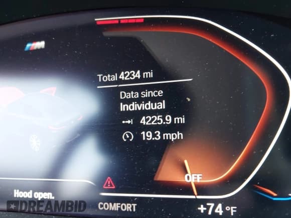 ✅ 2025 BMW X4 xDrive30i • VIN: 5UX33DT07S9X69129 • Lot: 42431922. Listed on IAAI with 4,234 mi. Free auction sales archive from the USA and detailed vehicle history report at DreamBid. Image 14.