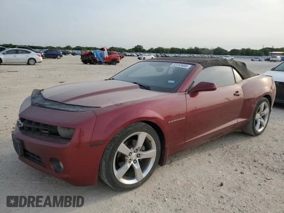 ✅ 2011 Chevrolet Camaro 1LT • VIN: 2G1FB3DDXB9186571 • Lot: 53153455. Wystawiony na Copart z przebiegiem 118 612 mil. Bezpłatny archiwum sprzedaży aukcyjnych z USA i szczegółowy raport historii pojazdu na DreamBid. Zdjęcie 1.