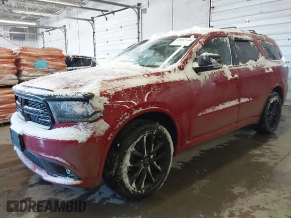 ✅ 2018 Dodge Durango GT • VIN: 1C4RDJDG3JC194791 • Lot: 43857180. Listed on IAAI with 108,107 mi. Free auction sales archive from the USA and detailed vehicle history report at DreamBid. Image 2.