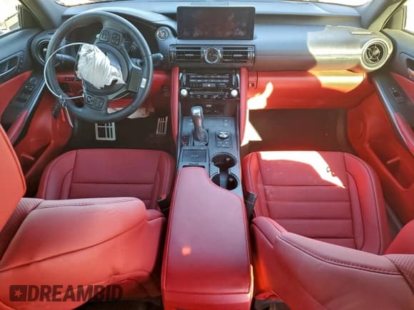 ✅ 2024 Lexus IS 350 F Sport • VIN: JTHGZ1B29R5073505 • Lot: 91229815. Listed on Copart with 10,091 mi. Free auction sales archive from the USA and detailed vehicle history report at DreamBid. Image 8.