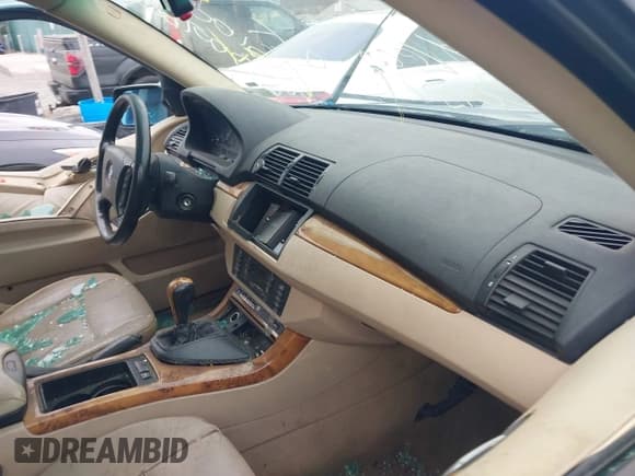 ✅ 2003 BMW X5 3.0i • VIN: 5UXFA53533LV87310 • Лот: 43801018. Опубликован ранее на IAAI с пробегом Не указан. Бесплатный доступ к архиву аукционных продаж из США и подробный отчёт об истории автомобиля на DreamBid. Изображение 5.