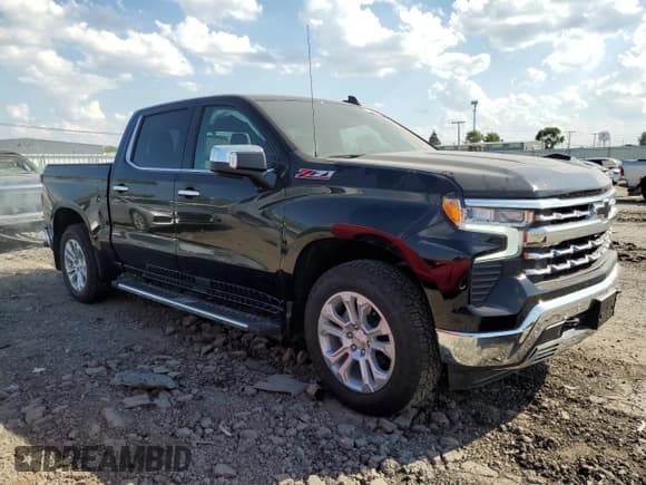 ✅ 2024 Chevrolet Silverado 1500 LTZ • VIN: 1GCUDGED6RZ242536 • Лот: 85079535. Опубликован ранее на Copart с пробегом 7 200 миль. Бесплатный доступ к архиву аукционных продаж из США и подробный отчёт об истории автомобиля на DreamBid. Изображение 4.