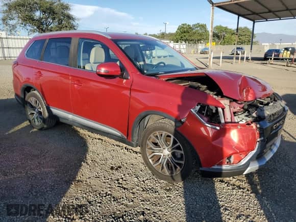 2018 Mitsubishi Outlander SE with VIN JA4AD3A30JZ022574, listed as a Copart auction lot 90856345 with 78,609 mi miles and Salvage title. Bid and sale history available at DreamBid. Image 4.