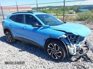 2024 Chevrolet Trax 2RS with VIN KL77LJE25RC093922, listed as a IAAI auction lot 43004444 with 44,036 mi miles and . Bid and sale history available at DreamBid. Image 1.