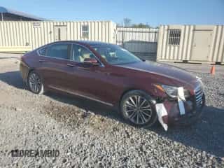 2015 Hyundai Genesis 3.8L z VIN KMHGN4JE9FU028507, wystawiony jako Copart lot #74662264 z przebiegiem 126 358 mil mil oraz Szkoda całkowita • Salvage title. Historia ofert i sprzedaży dostępna na DreamBid. Obrazek 4.
