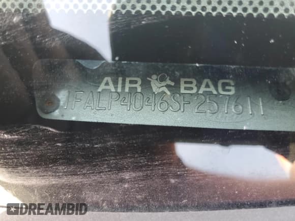 ✅ 1995 Ford Mustang • VIN: 1FALP4046SF257611 • Lot: 47482615. Listed on Copart with 175,337 mi. Free auction sales archive from the USA and detailed vehicle history report at DreamBid. Image 12.