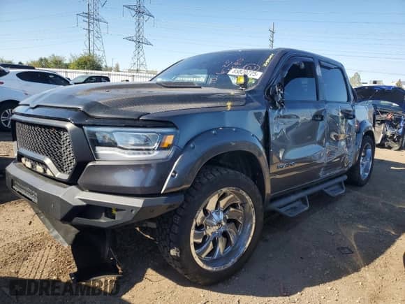 2019 Ram 1500 Big Horn z VIN 1C6SRFFT5KN565232, wystawiony jako Copart lot #85820725 z przebiegiem 75 610 mil mil oraz Szkoda całkowita • Salvage title. Historia ofert i sprzedaży dostępna na DreamBid. Obrazek 1.