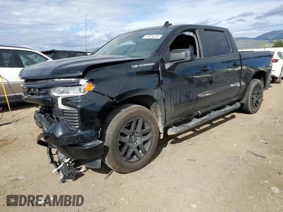 ✅ 2023 Chevrolet Silverado 1500 • VIN: 1GCPADE88PZ317807 • Лот: 47824225. Опубликован ранее на Copart с пробегом 22 571 миль. Бесплатный доступ к архиву аукционных продаж из США и подробный отчёт об истории автомобиля на DreamBid. Изображение 1.