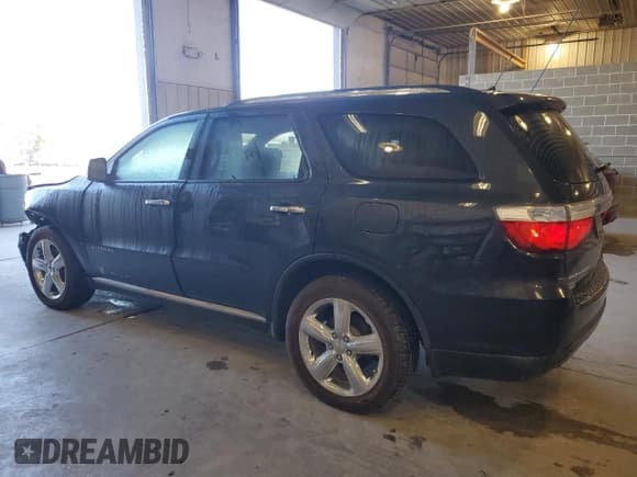 ✅ 2013 Dodge Durango Citadel • VIN: 1C4RDJEG0DC674967 • Lot: 90258325. Listed on Copart with 176,266 mi. Free auction sales archive from the USA and detailed vehicle history report at DreamBid. Image 2.
