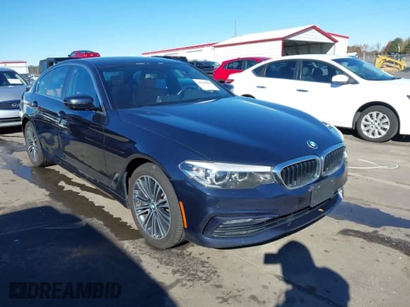 ✅ 2018 BMW 5 Series 530i xDrive • VIN: WBAJA7C56JWC76974 • Lot: 43649989. Listed on IAAI with 113,725 mi. Free auction sales archive from the USA and detailed vehicle history report at DreamBid. Image 1.
