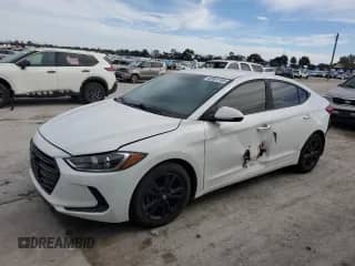 2018 Hyundai Elantra Value Edition with VIN 5NPD84LFXJH302952, listed as a Copart auction lot 82061195 with 123,612 mi miles and Salvage title. Bid and sale history available at DreamBid. Image 1.