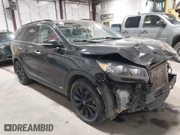✅ 2019 Kia Sorento LX • VIN: 5XYPGDA54KG584282 • Lot: 42505080. Listed on IAAI with 83,431 mi. Free auction sales archive from the USA and detailed vehicle history report at DreamBid. Image 1.