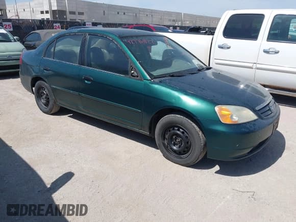 ✅ 2001 Honda Civic LX • VIN: 1HGES15591L036961 • Lot: 42776822. Listed on IAAI with 325,199 mi. Free auction sales archive from the USA and detailed vehicle history report at DreamBid. Image 1.