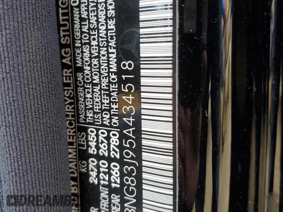 ✅ 2005 Mercedes-Benz S 430 • VIN: WDBNG83J95A434518 • Lot: 48342505. Listed on Copart with Not provided. Free auction sales archive from the USA and detailed vehicle history report at DreamBid. Image 14.