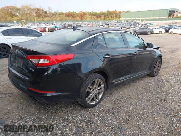 ✅ 2013 Kia Optima SX • VIN: 5XXGR4A60DG176663 • Lot: 43630885. Listed on IAAI with 49,807 mi. Free auction sales archive from the USA and detailed vehicle history report at DreamBid. Image 4.