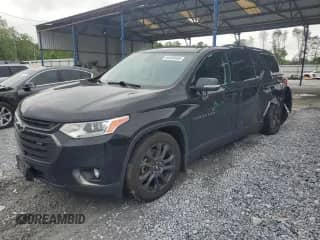 2019 Chevrolet Traverse RS z VIN 1GNEVJKW9KJ195292, wystawiony jako Copart lot #54426405 z przebiegiem 129 988 mil mil oraz Szkoda całkowita • Salvage title. Historia ofert i sprzedaży dostępna na DreamBid. Obrazek 1.