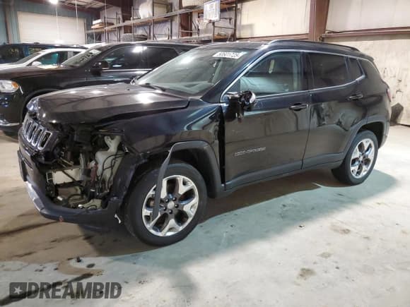 ✅ 2021 Jeep Compass Limited • VIN: 3C4NJDCB0MT587512 • Lot: 50601725. Wystawiony na Copart z przebiegiem 54 235 mil. Bezpłatny archiwum sprzedaży aukcyjnych z USA i szczegółowy raport historii pojazdu na DreamBid. Zdjęcie 1.