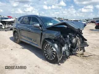 2023 Hyundai Palisade Calligraphy с VIN KM8R74GE2PU561178, выставлен на аукционе Copart как лот 64023184 с пробегом 29 313 миль миль и Списание • Salvage title. История ставок и продаж доступна на DreamBid. Изображение 4.