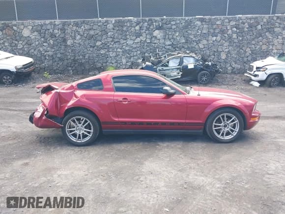 ✅ 2007 Ford Mustang Deluxe • VIN: 1ZVFT80N775366043 • Lot: 42910749. Listed on IAAI with 175,296 mi. Free auction sales archive from the USA and detailed vehicle history report at DreamBid. Image 13.