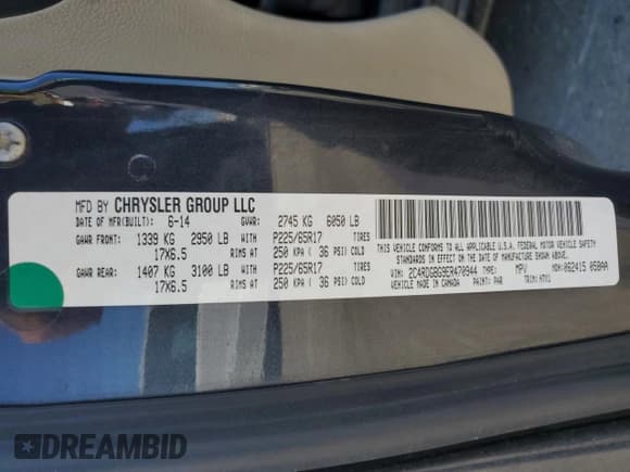 ✅ 2014 Dodge Grand Caravan SE • VIN: 2C4RDGBG9ER470944 • Лот: 71748395. Опубликован ранее на Copart с пробегом 198 598 миль. Бесплатный доступ к архиву аукционных продаж из США и подробный отчёт об истории автомобиля на DreamBid. Изображение 13.