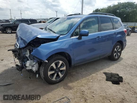2017 Subaru Forester Limited with VIN JF2SJARC7HH578541, listed as a Copart auction lot 66165185 with 61,085 mi miles and Salvage title. Bid and sale history available at DreamBid. Image 1.