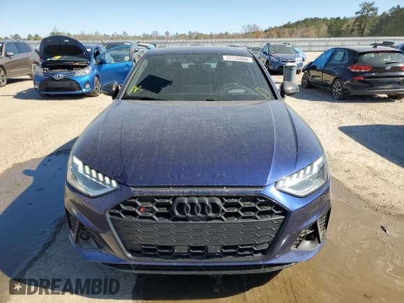 ✅ 2021 Audi S4 Prestige • VIN: WAUC4AF42MA086765 • Lot: 47135004. Listed on Copart with 33,577 mi. Free auction sales archive from the USA and detailed vehicle history report at DreamBid. Image 5.