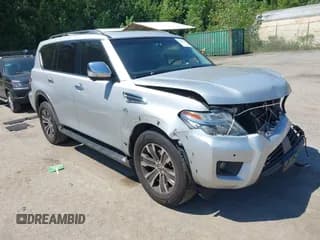 ✅ 2018 Nissan Armada SV • VIN: JN8AY2ND0JX000338 • Лот: 43051164. Опубликован ранее на IAAI с пробегом 189 598 миль. Бесплатный доступ к архиву аукционных продаж из США и подробный отчёт об истории автомобиля на DreamBid. Изображение 1.