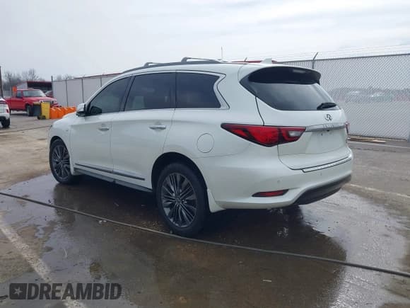 ✅ 2019 Infiniti QX60 Luxe • VIN: 5N1DL0MM3KC513438 • Lot: 41705169. Listed on IAAI with 118,136 mi. Free auction sales archive from the USA and detailed vehicle history report at DreamBid. Image 3.