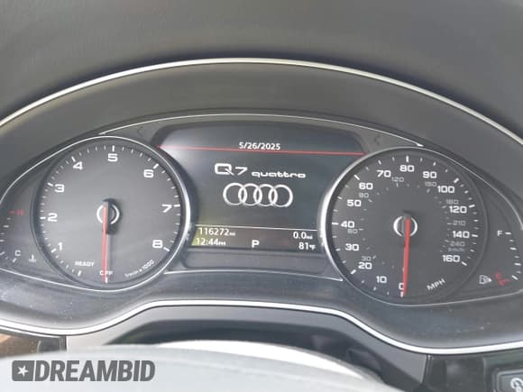 ✅ 2019 Audi Q7 Premium • VIN: WA1AAAF75KD002473 • Лот: 42384764. Опубликован ранее на IAAI с пробегом 116 272 миль. Бесплатный доступ к архиву аукционных продаж из США и подробный отчёт об истории автомобиля на DreamBid. Изображение 7.