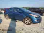 2013 Hyundai Elantra Limited with VIN KMHDH4AE2DU951855, listed as a Copart auction lot 80449865 with 147,507 mi miles and Salvage title. Bid and sale history available at DreamBid. Image 4.