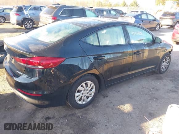 2018 Hyundai Elantra SE with VIN 5NPD74LF5JH354279, listed as a IAAI auction lot 43538376 with 184,704 mi miles and . Bid and sale history available at DreamBid. Image 4.