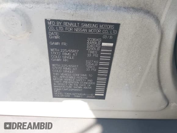 ✅ 2016 Nissan Rogue S • VIN: KNMAT2MT2GP681517 • Lot: 43167187. Wystawiony na IAAI z przebiegiem 228 521 mil. Bezpłatny archiwum sprzedaży aukcyjnych z USA i szczegółowy raport historii pojazdu na DreamBid. Zdjęcie 9.