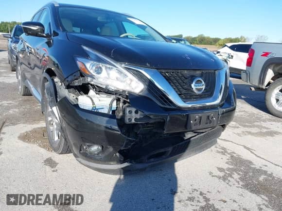 2015 Nissan Murano Platinum with VIN 5N1AZ2MH2FN249848, listed as a IAAI auction lot 43394992 with 150,969 mi miles and . Bid and sale history available at DreamBid. Image 6.