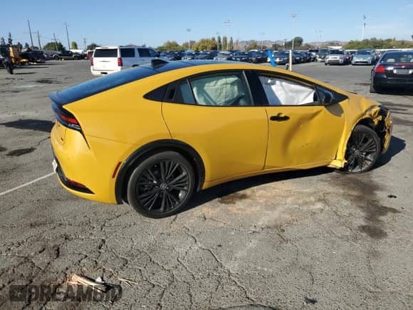 2025 Toyota Prius LE with VIN JTDACAAU5S3054365, listed as a Copart auction lot 81041805 with Not provided miles and Clean title. Bid and sale history available at DreamBid. Image 3.