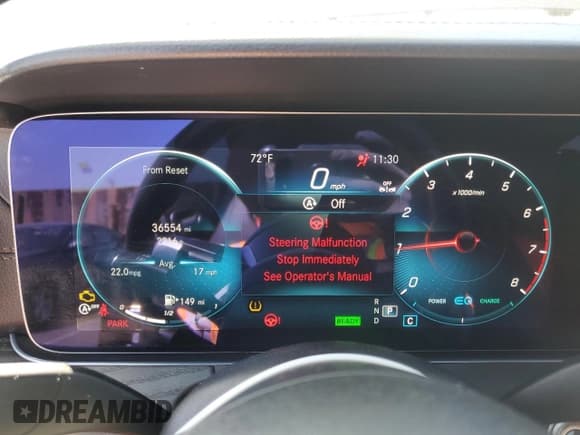 ✅ 2022 Mercedes-Benz E 450 • VIN: W1K1J5JB6NF177838 • Лот: 49916565. Опубликован ранее на Copart с пробегом 36 554 миль. Бесплатный доступ к архиву аукционных продаж из США и подробный отчёт об истории автомобиля на DreamBid. Изображение 9.