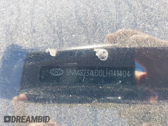 ✅ 2020 Hyundai Santa Fe SE • VIN: 5NMS23AD0LH141404 • Lot: 41870350. Wystawiony na IAAI z przebiegiem 144 109 mil. Bezpłatny archiwum sprzedaży aukcyjnych z USA i szczegółowy raport historii pojazdu na DreamBid. Zdjęcie 9.